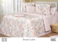 Постельное белье Cotton-Dreams Swan Lake пододеяльник на молнии