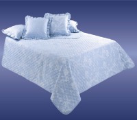 Покрывало стеганое Cotton-Dreams Комо голубой 212х240 см