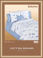 Постельное белье Cotton-Dreams Babette (200 нит/дюйм, на молнии пододеяльник)